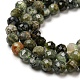 Natural Prehnite Beads Strands G-A097-A06-03-3