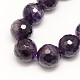 Natural Amethyst Round Bead Strands G-N0081-10mm-25-2