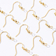 Benecreat 20pcs 18k vergoldete französische Ohrringhaken Ohrhaken mit Feder und Kugel baumeln für DIY Schmuckherstellung Handwerk KK-BC0005-64G-NR-6