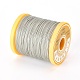 Round Waxed Polyester Cord YC-E004-0.65mm-N625-2