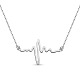 SHEGRACE Rhodium Plated 925 Sterling Silver Pendant Necklaces JN938A-1