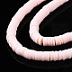 Perles d'argile polymère faites à la main rondes plates CLAY-R067-8.0mm-27-3