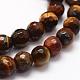 Faceted Natural Tiger Eye Beads Strands G-F364-04-6mm-3