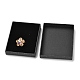 Caja de anillo de papel kraft rectangular CBOX-L010-B04-3