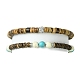 Ensemble de bracelets extensibles en perles de noix de coco BJEW-JB09807-1