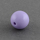 Abalorios de la bola de acrílico bubblegum grueso sólidos SACR-R835-8mm-08-2