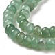 Natürlichen grünen Aventurin Perlen Stränge G-D481-03A-4