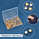 Unicraftale 280Pcs 2 Colors 201 Stainless Steel Sew on Prong Settings STAS-UN0051-88-5