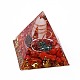 Decorazioni per la visualizzazione della casa della piramide di orgonite in resina G-PW0004-56A-02-3