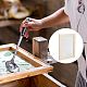 SUPERFINDINGS 3PCS Wood Paper Making Frame 30X20.1cm Screen Tools Blanched Almond Wooden Paper Making Ancient Rectangle Paper Making Moulds Frame for DIY Paper Craft DIY-WH0349-121C-7