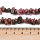 Natur Rhodonit Perlen Stränge&nbsp;G-F328-23-2