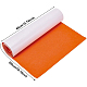 Benecreat 15.7x78.7(40cmx2m) selbstklebender Filzstoff orange Regaleinlage für DIY Kostüme und Schmuck Schubladenbox Stoffstick DIY-WH0146-04G-2