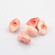 Opaque Resin 3D Rose Beads RESI-E005-20-1