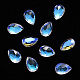 Cabujones de vidrio transparente en forma de lágrima MRMJ-T009-138B-1