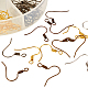 Nickel Free Brass Earring Hooks Motel Colored Earring Making Supplies in One Box for Jewelry Making KK-PH0007-05-NF-4