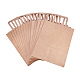取っ手付きクラフト紙袋  茶色の紙袋  キャメル  25.5x12.5x32.7センチメートル  15個/セット CARB-BC0001-06-3