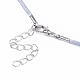 Воском хлопка ожерелье шнура материалы MAK-S032-1.5mm-B17-4