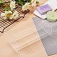 アクリル仕切り板  パン石鹸型用  長方形  透明  273x88x2mm TOOL-WH0021-06-6