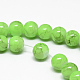 Spray Painted Glass Bead Strands GLAD-S075-8mm-23-3