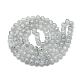 Chapelets de perles en verre X-DGLA-S115-8mm-YS55-2