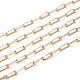 Soldered Brass Paperclip Chains CHC-G005-03G-1