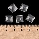 Transparentem Glas Quadrat Cabochon&nbsp;GGLA-S022-10mm-2