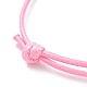 Création de bracelets en corde de polyester ciré coréen AJEW-JB00011-06-3