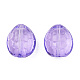 Transparent Spray Painted Glass Beads GLAA-N035-022-C01-2