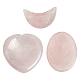 Craspire 3pcs 3 style masseur à quartz rose naturel G-CP0001-02-1