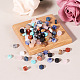 Craftdady 300pcs 10 perles de pierres précieuses naturelles de style G-CD0001-03-3