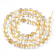 Natürlichen Gold Rutilquarz Perlen Stränge G-T108-15-2