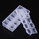 Cuboid Plastic Bead Containers CON-N007-01-2