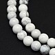 Chapelets de perles en howlite naturelle G-F604-18-6mm-1