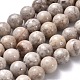 Natural Maifanite/Maifan Stone Beads Strands G-I187-8mm-01-8