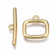 Brass Toggle Clasps X-KK-T063-100G-NF-2