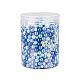 Cheriswelry 12 rangs 12 rangs de perles rondes en verre nacré peint style cuisson HY-CW0001-02-9