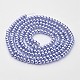 Glass Pearl Beads Strands HY-4D-B49-1