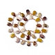 Chapelets de perles en mokaite naturel G-G805-B19-3