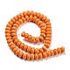 Brins de perles teintes en jaspe impérial synthétique G-D077-E01-01F-3
