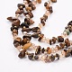 Natural Tiger Eye and Glass Seed Beads Tiered Necklaces X-NJEW-K100-05C-2