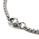 304 colliers pendentif en acier inoxydable pour femmes et hommes NJEW-G123-10P-4