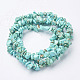 Chapelets de perles en turquoise synthétique G-D283-3x5-10-3