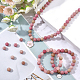 NBEADS 2 Strands About 94-98 Pcs Natural Rhodonite Beads G-NB0003-47-5