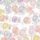 300Pcs 6 Colors Transparent Acrylic Beads TACR-LS0001-06-4