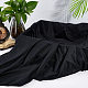 ポリエステル織物  フラットラウンド  ハロウィンDIYキルティング用  ブラック  91.4x160cm DIY-WH0321-01-3