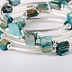 Shell Beads Wrap Bracelets BJEW-JB01608-04-2