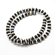 Chapelets de perles rondes en agate dZi naturelle mate de style tibétain TDZI-O005-01-6mm-A-3