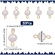 Sunnyclue 30 piezas encantos de conector de perlas de agua dulce cultivadas naturales FIND-SC0005-40-2