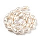 Fili di perle di perle d'acqua dolce coltivate naturali PEAR-L033-38D-01A-3