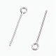 304 Stainless Steel Eye Pins STAS-O105-01P-0.6x20mm-2